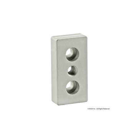 Base Plate 25mm X 50mm W/M8 Tap In Ctr MPN:25-2129