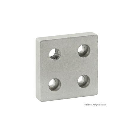 Base Plate 50mm X 50mm W/M10 Corner Tap MPN:25-2142