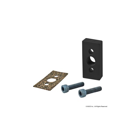Pressure Manifold Feed Plate, 3 Hole MPN:25-2151-BLACK