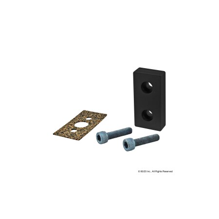 Pressure Manifold Stopper Plate, 2 Hole MPN:25-2341-BLACK