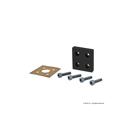 Pressure Manifold Stopper Plate, 4 Hole MPN:25-2349-BLACK