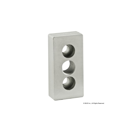 Base Plate 25mm X 50mm W/M12 Tap In Ctr MPN:25-2361