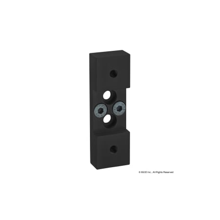 Black 25 S Roller Wheel Bracket MPN:25-2750-BLACK