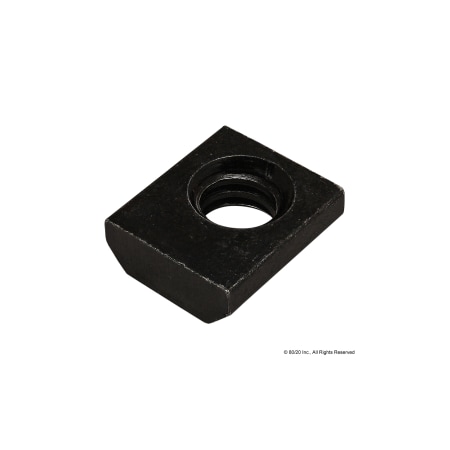 1/4-20T-NutBlk, 25S, Steel, Zinc-Plated MPN:25-3204