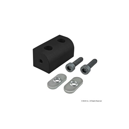 Black 25 S Univ Right Angle Living Nub MPN:25-4027-BLACK