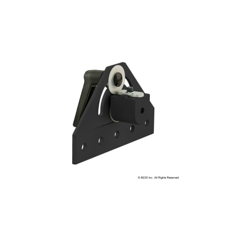 Pivot Assembly, 180 Deg, W/ L-Handle 25S MPN:25-4051-BLACK