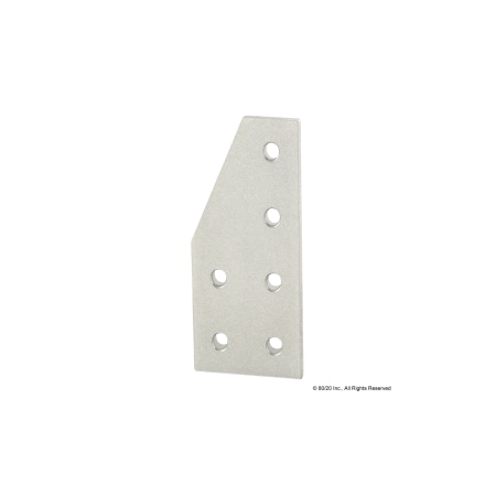 JoiningPlate, Aluminum, Silver, 100mm, 4mm MPN:25-4120