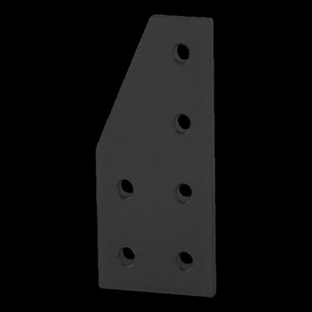 JoiningPlate, Aluminum, Black, 100mm, 4mm MPN:25-4120-BLACK