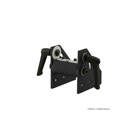 Dbl Pivot Assy 90 Deg W/L-Handles 25S MPN:25-4124-BLACK