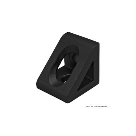 Inside Gusset Corner Bracket, 2 Hole MPN:25-4132-BLACK