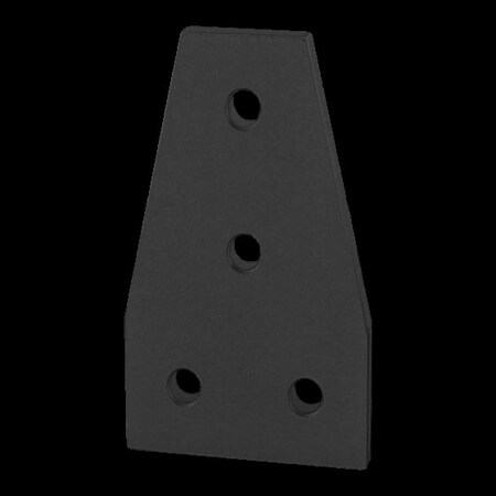 Black 25 S 4 Hole Tee Joining Plate MPN:25-4141-BLACK