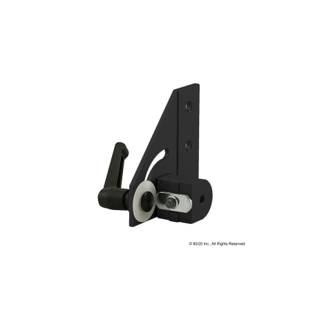 Rt Hand 90 Deg Pivot Assy W/L-Handle MPN:25-4148-BLACK