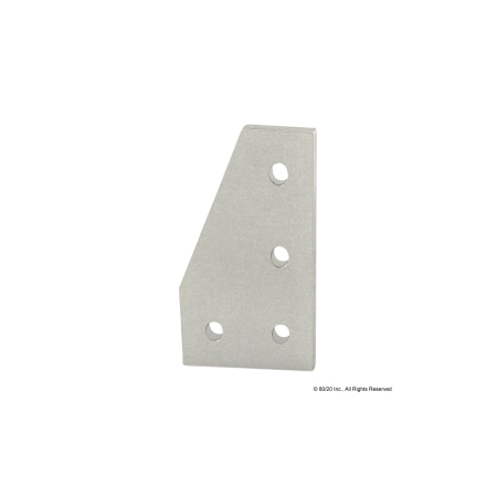 JoiningPlate, Aluminum, Silver, 75mm, 4mm MPN:25-4150