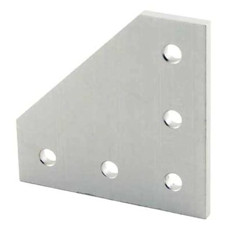 90AngledFlatPlate, Alum, Silver, 75mm, 75mm MPN:25-4151