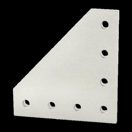 JoiningPlate, Aluminum, Silver, 100mm, 4mm MPN:25-4152