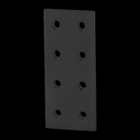 Black 25 S 8 Hole Joining Plate MPN:25-4165-BLACK