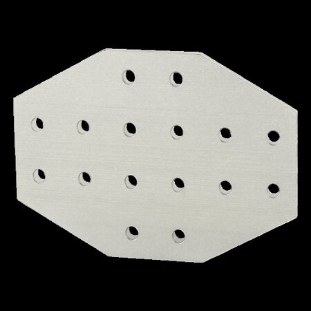 CrossJoiningPlate, Alum, Silver, 100mm, 4mm MPN:25-4170
