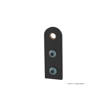 Black 25 S 75mm Straight Arm Pivot MPN:25-4185-BLACK
