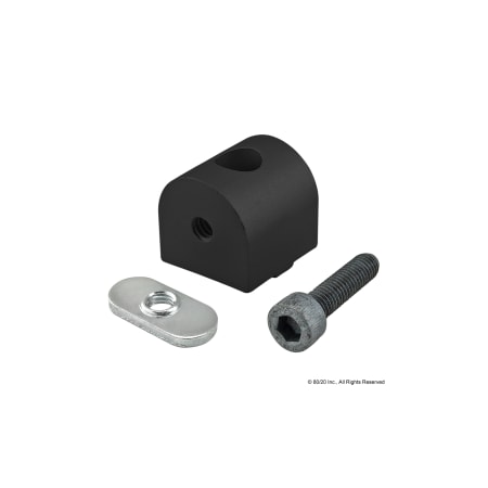 Black 25 S 0 Degree Pivot Nub MPN:25-4187-BLACK