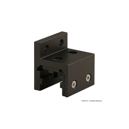 Black 25S Shrt Sgl Flange Linear Bearing MPN:25-6715-BLACK