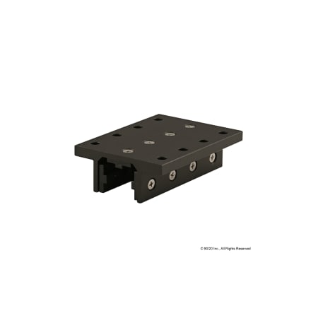 Black 25S Long Dbl Flange Linear Bearing MPN:25-6726-BLACK