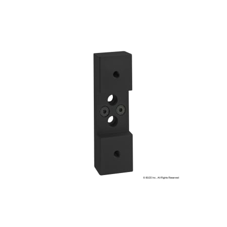 Black 15 S Roller Wheel Bracket, 1.5