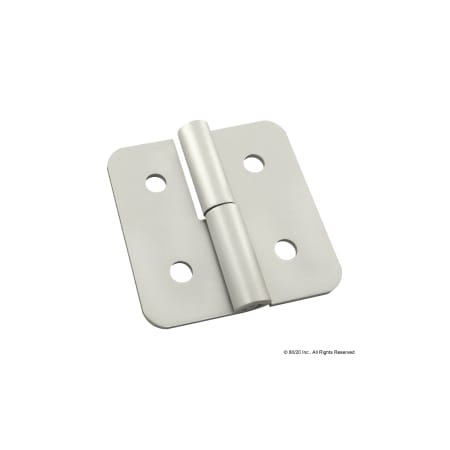 Lift Off Hinge, Aluminum, Silver MPN:2836