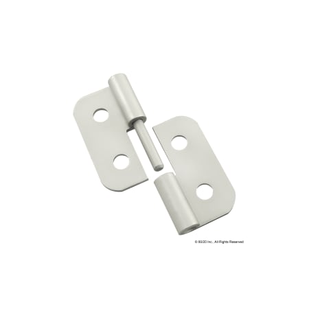LiftOffHinge, Aluminum, Silver, 3/32in, 2in MPN:2838