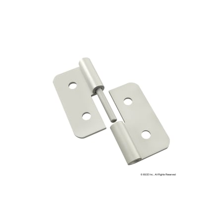 LiftOffHinge, Aluminum, Silver, 1/8in, 3in MPN:2840