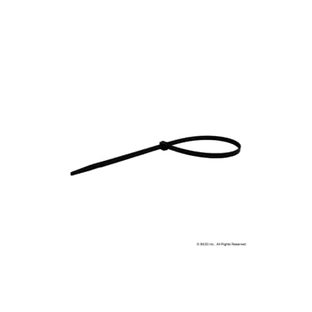 Uv Wire Ties, Black, 6