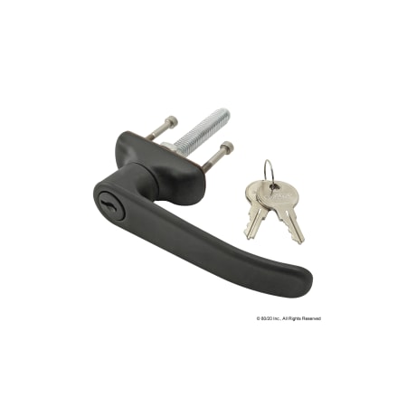 L-Handle, Lock Clockwise, Black MPN:2927