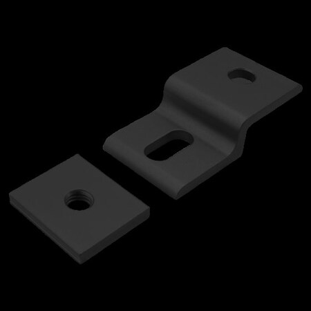 Blk Sgl Mesh Retainer 30mm W/Backing Plt MPN:30-2436-BLACK