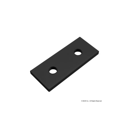 Black Single 60mm Backing Plate MPN:30-2437-BLACK
