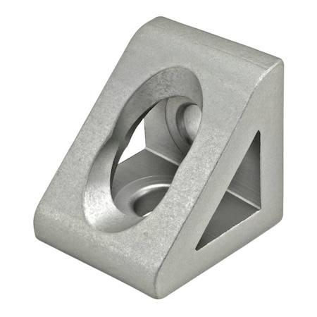 T-SlotFrmingConnectr, Alum, Slvr, 30mm, 30mm MPN:30-4332