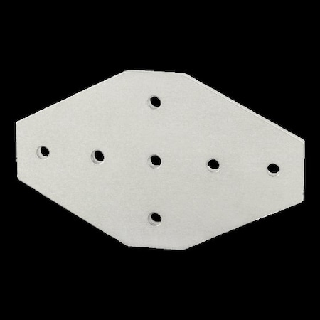 CrossJoiningPlate, Alum, Silver, 90mm, 4mm MPN:30-4335
