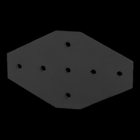 CrossJoiningPlate, Alum, Blk, 90mm, 4mm MPN:30-4335-BLACK