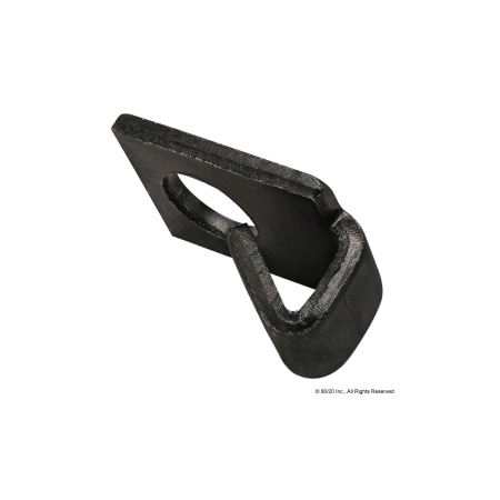 SingleTabEndFastenerClip, Steel, Blk, 5/8in MPN:3189