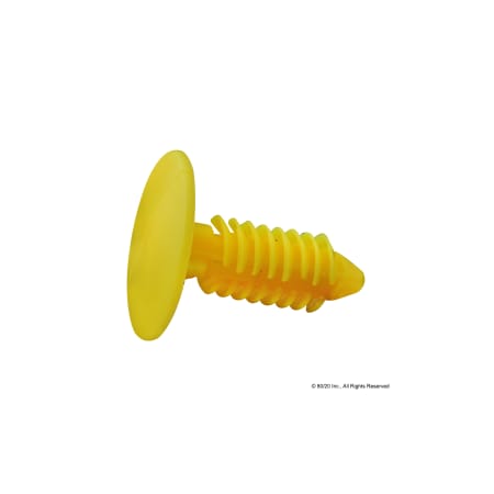 Push-In Fastener, Plastic MPN:3274YEL