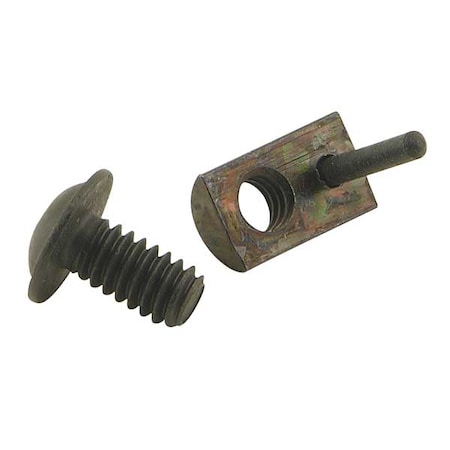 Bolt Assembly, Steel, Black Zinc-Plated MPN:3323