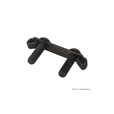 DoubleEndFastener, Steel, Blk, 3/4in, 7/16in MPN:3343
