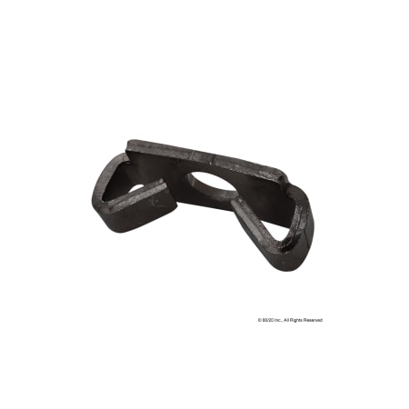 StandardEndFastenerClip, Steel, Blk, 5/8in MPN:3379