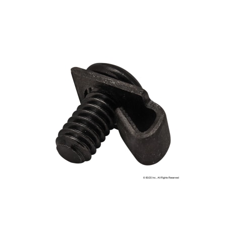 SnglTabEndFastener, Steel, Blk, 3/4x7/16in MPN:3383