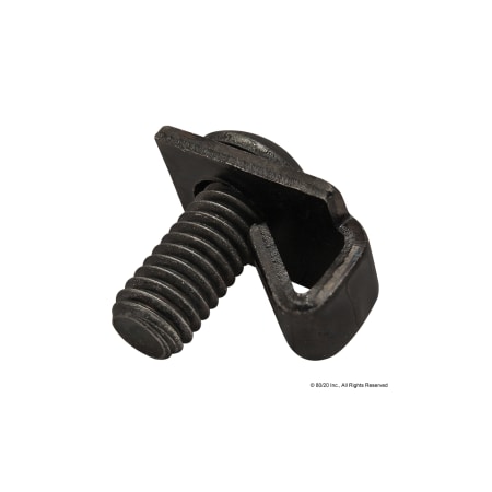 SingleTabEndFastener, Steel, Blk, 1in, 5/8in MPN:3389
