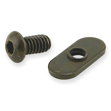 Bolt Assembly for 1/2 in W Slot, Steel, Zinc-Plated, 10 Series, PK15 MPN:3393-15