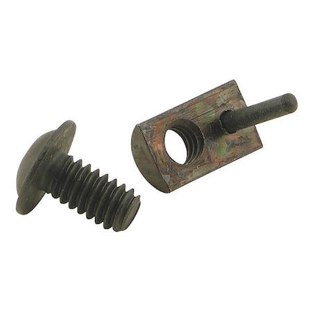Bolt Assembly, Steel, Black Zinc-Plated MPN:3481