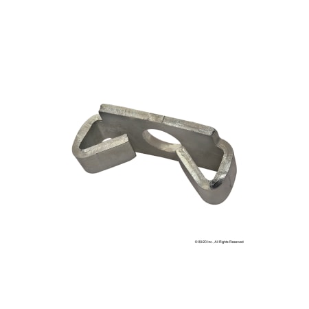 EndFastenerClip, Steel, Bright, 5/8in MPN:3679