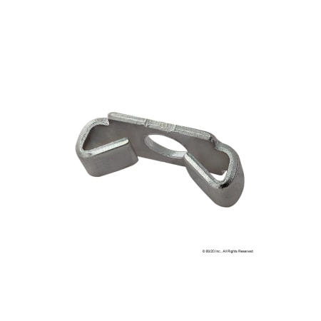 EndFastenerClip, Steel, Bright, 7/16in MPN:3681