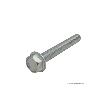 Flg Hex Head Bolt Brt Znc 5/16-18X2.25