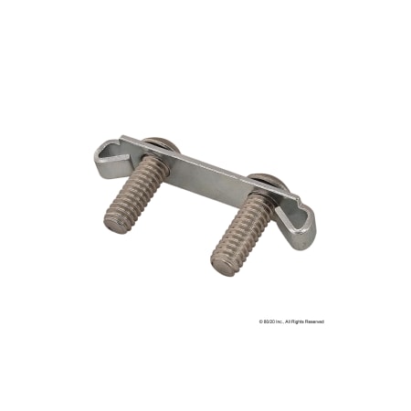 DblEndFastener, Steel, Bright, 3/4in, 7/16in MPN:3792