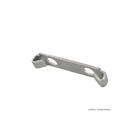 DblEndFastenerClip, Steel, Bright, 7/16in MPN:3794